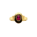 טבעת וינטג׳ רובי קלאסי