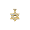 תליון מגן דוד יהלומים קלאסי
