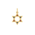 תליון מגן דוד רובי ספיר